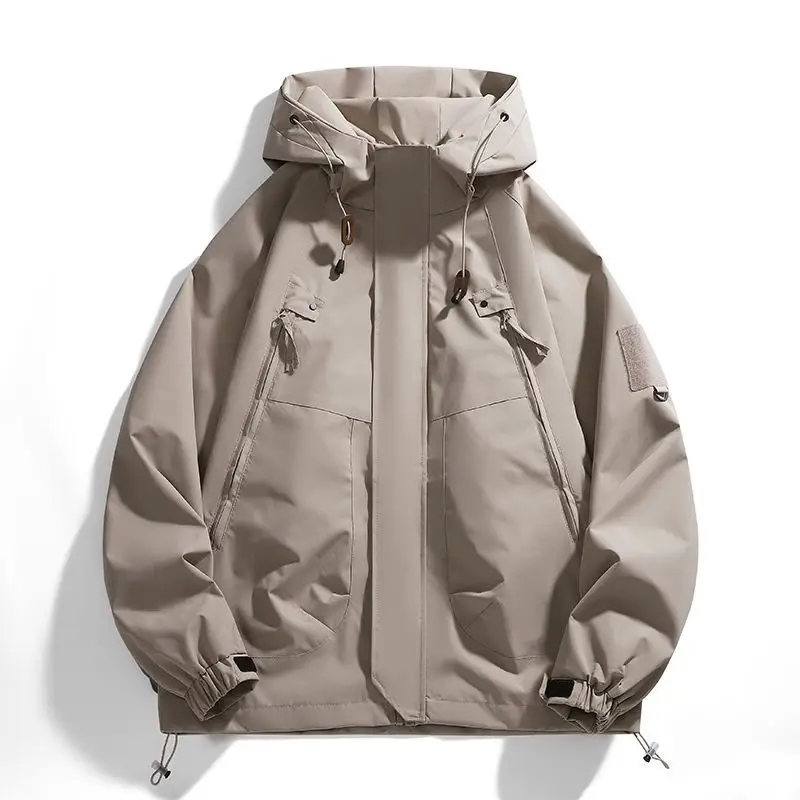 Spring and Autumn Men's and Women's Same American Loose Windproof Jacket Outdoor Trend Jacket Fashion Trend