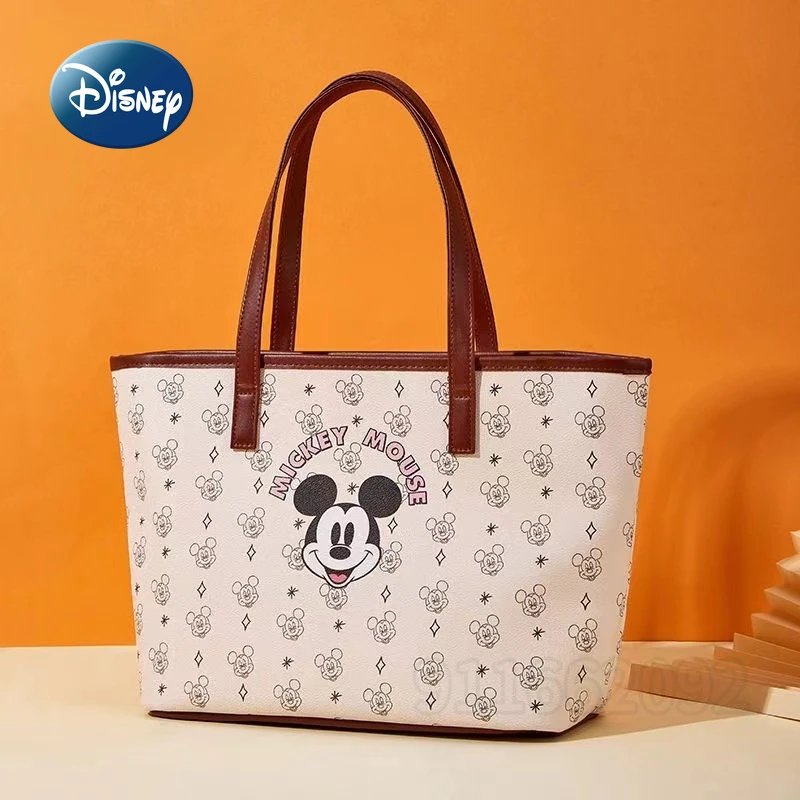 Disney Mickey New Women\'s Handbag Luxury Brand Original Women\'s Shoulder Bag Cartoon Women\'s Bag Large Capacity High Quality