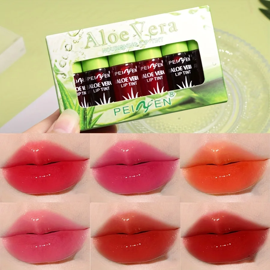 علبة مكونة من 6 بلسم شفاه مغذي ومرطب يدوم طويلاً لمنع تشقق الشفاه في الخريف والشتاء. #1