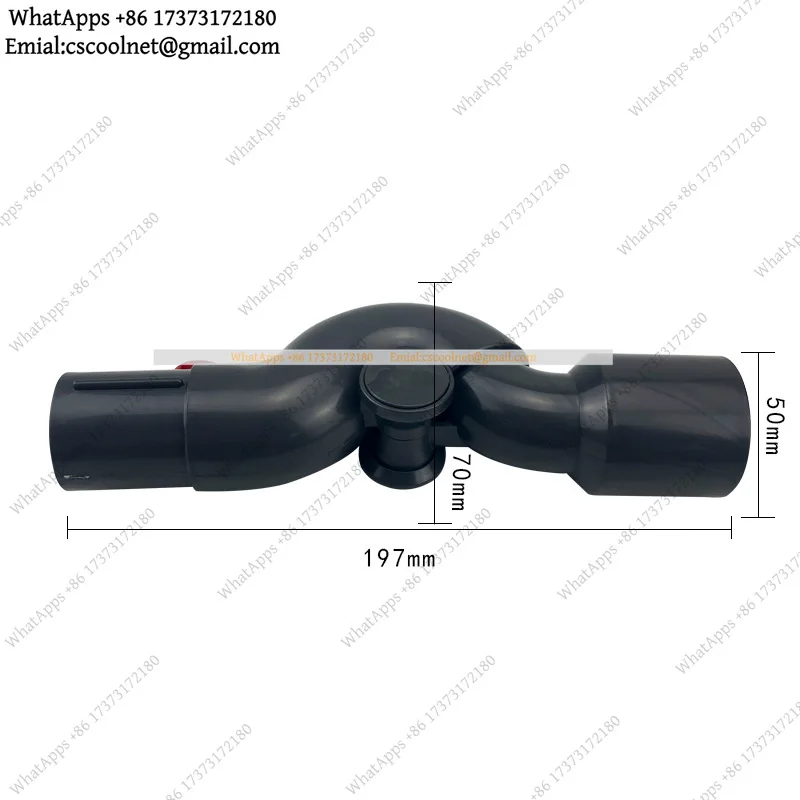 JS02 For Dyson Vacuum Cleaners V7V8V10V11/V12/V15 Bottom Adapter Head Steering Tube Fittings