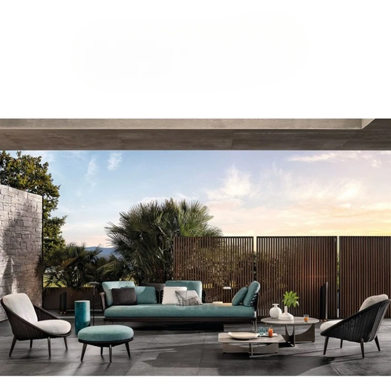 

Y Outdoor Sofa Courtyard Waterproof Vine Weaving Villa Garden Outdoor Leisure Terrace Sofa Vine Weaving Furniture