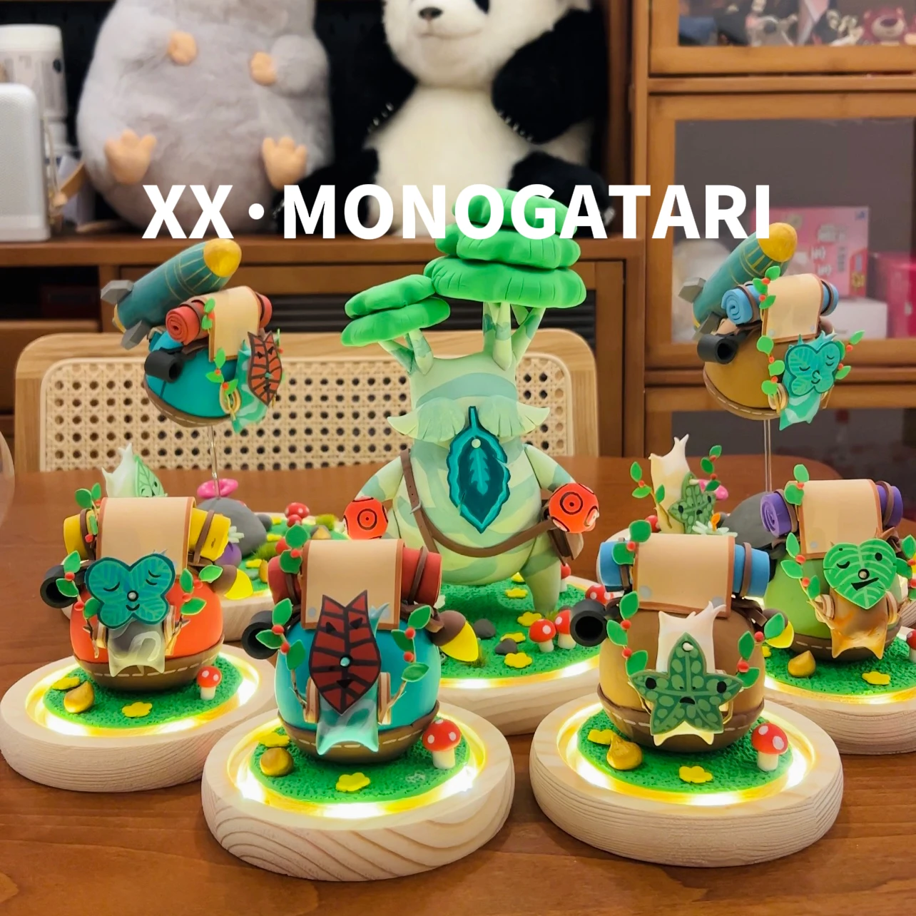 

Zeldaed Yahaha Korok Game Action Figure Model Toys Kawaii Desktop Decoration Gift