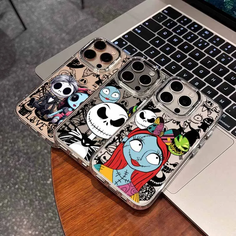 

The Nightmare Before Christmas Phone Case For Google Pixel 10 9A 9 8A 8 Pro XL Transparent Soft TPU Cover Creativity Shell