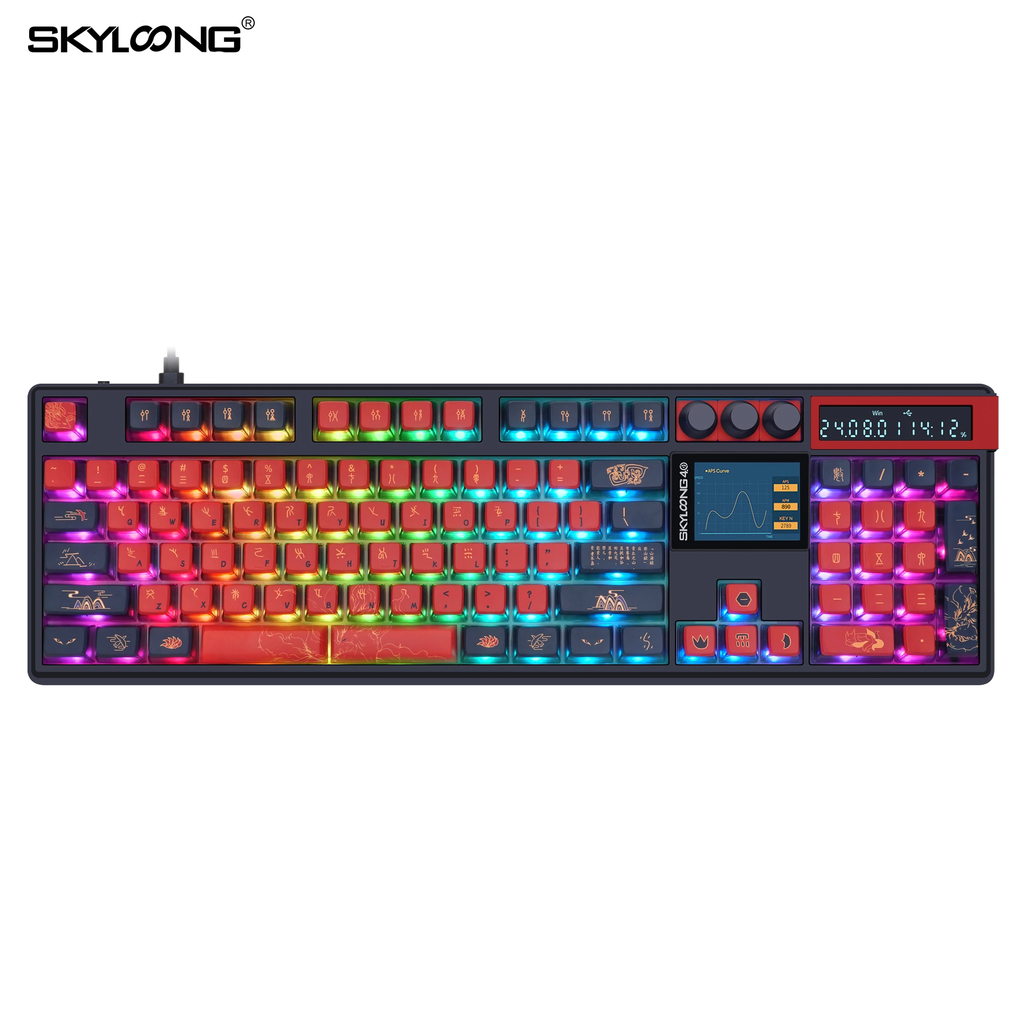 SKYLOONG GK104 Pro ワイヤレスメカニカルキーボード フルサイズ