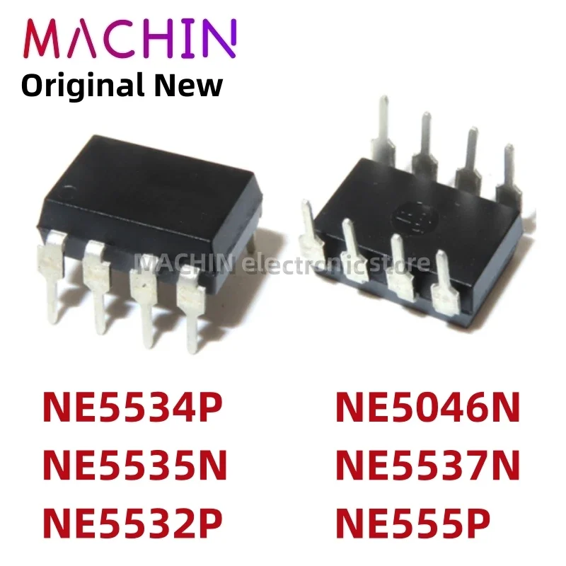 1pcs NE5534P NE5535N NE5532P NE5046N NE5537N NE555P DIP-8 Operational Amplifier DIP8