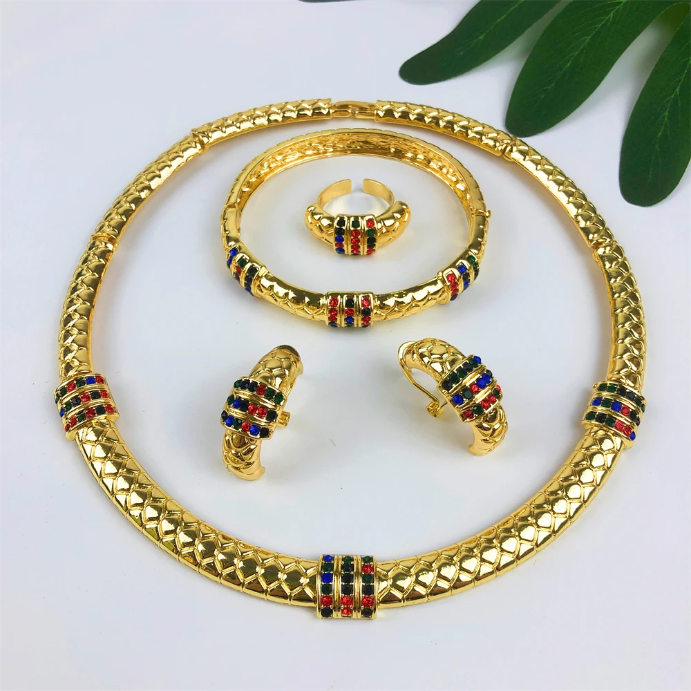 

TITI Classy Dubai Jewelry High Quality Jewelry Sets for Women Party Christmas Gift