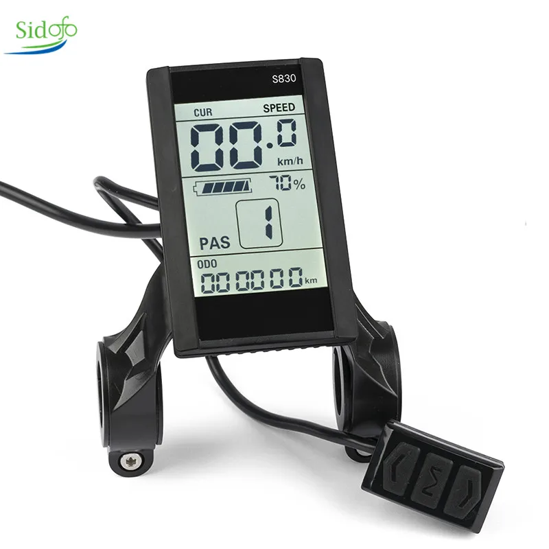 24v/36v/48v 250W 350W 500w Electric Bike Brushless Motor Controller with LCD Display Electric Bicycle Scooter E-bike Parts