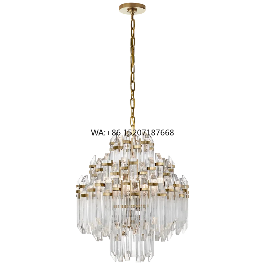 Luxury Modern Acrylic Crystal  for Living Room High-End Elegant  Light for Hall Creative Simple Atmosphere