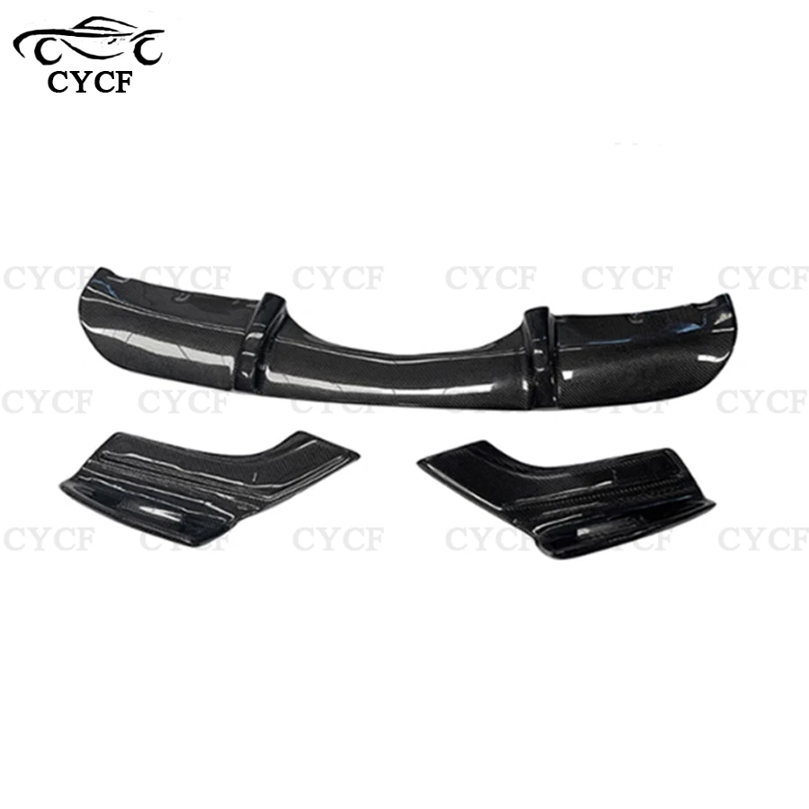 For BMW X5 Series F15 M Sports 2014-2018 High quality Carbon Fiber Rear Lip Diffuser Competitive Back Bumper Hugger Spoiler