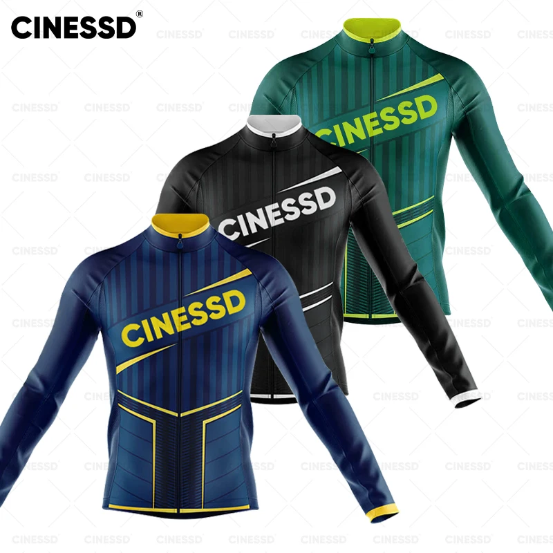 

Autumn Long Sleeves Cycling Clothing Breathable Men Cycling Jerseys Mallot Ciclismo Hombre MTB Team Bike Shirts Bicycle Clothes