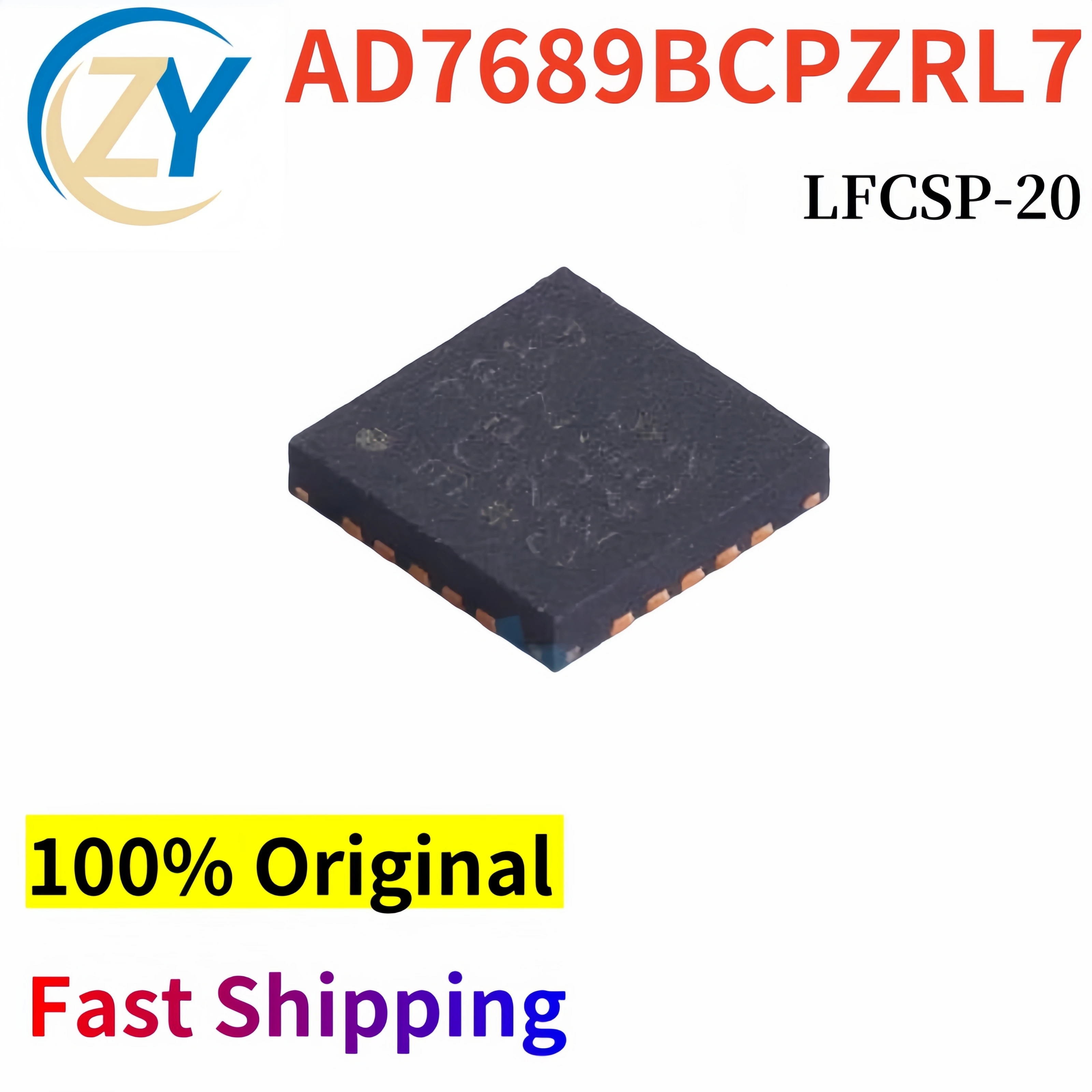 (2pcs) AD7689 Converters AD7689BCPZRL7 LFCSP-20 5V 100% Original & In Stock