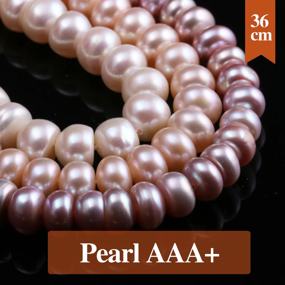 

36cm Natural Freshwater Pearl Beads Four Sided Light Pearl Loose Spacer Beaded for Jewelry Necklace Bracelet 5-6mm