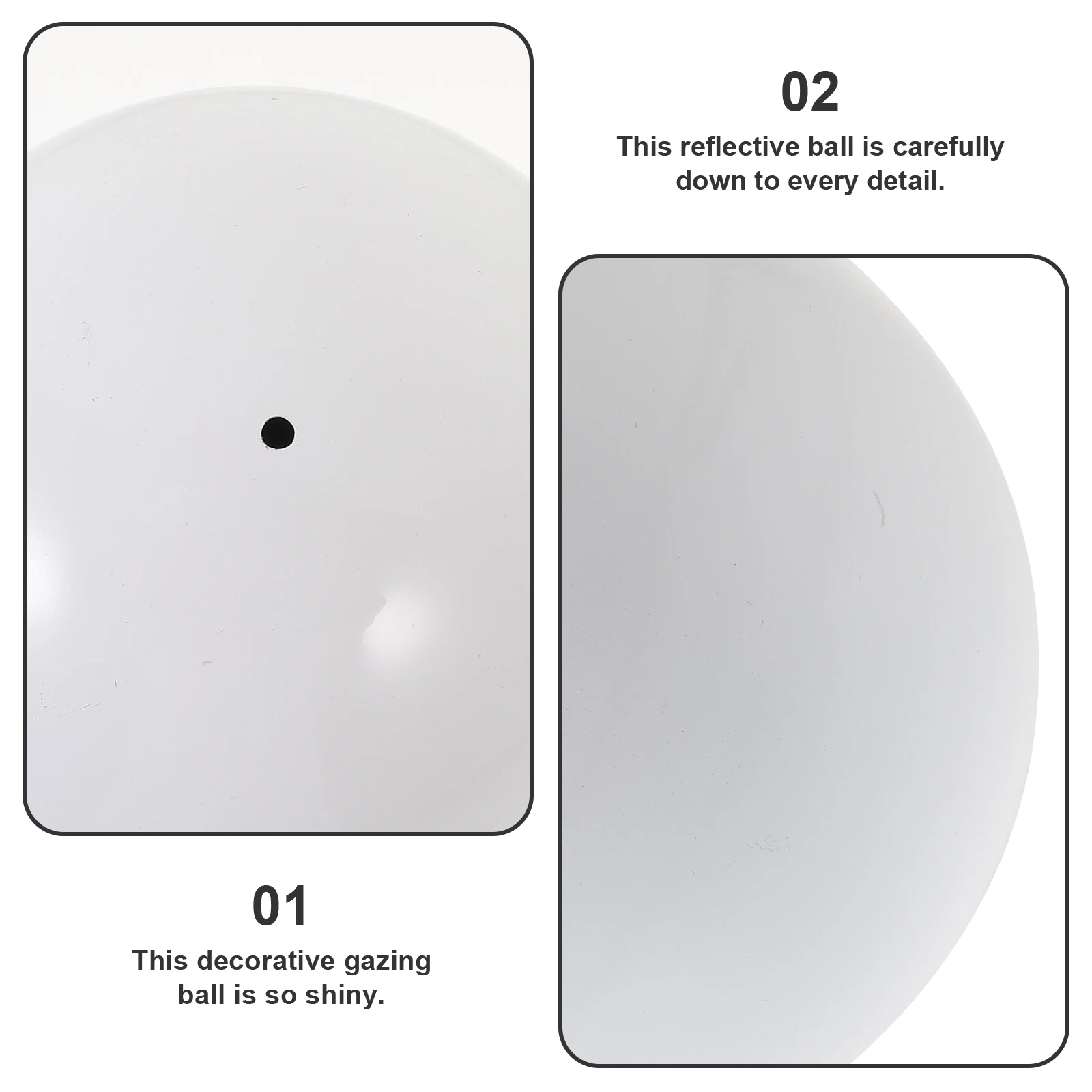 

Mirror Reflective Ball Garden Decoration Shiny Gazing Globe Sphere Outdoor Large Balls Patio