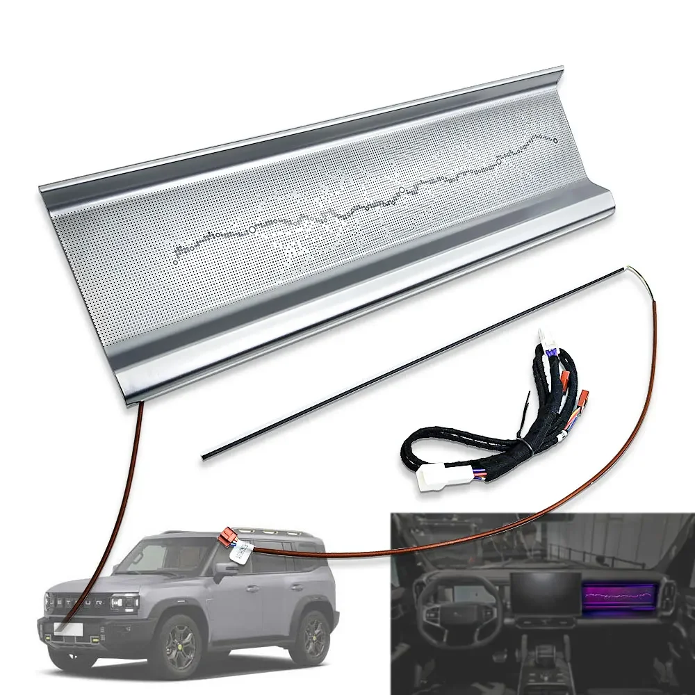 

for JETOUR Traveler T2 2023-2024 Car Co-pilot Starry Sky Light Panel Special Ambient Light Modification 64 Color Starry Skyp