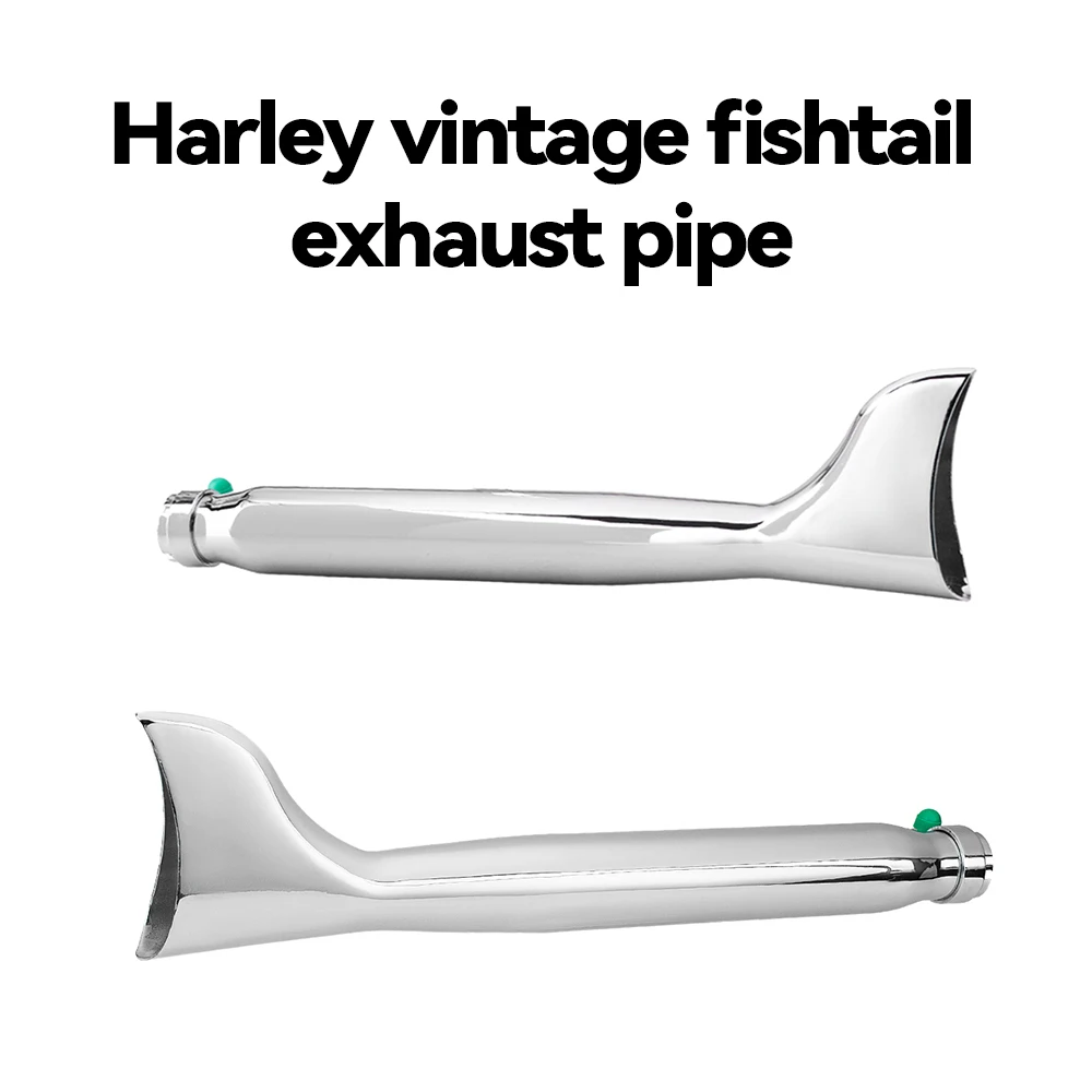 

Мотоциклетный ретро серебряный глушитель «рыбий хвост» 24 л.с., 32 л.с., часть двигателя, чехол для Урал K750 M1 M72 R71 R12 Dnepr MT12 XL883 1200