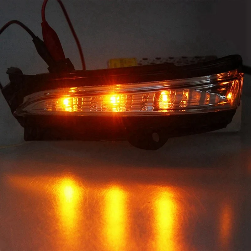 

1Pair Rearview Mirror Turn Signal LED Indicator Light 31498601 For Ford Mondeo 2013-2020 DS73-13B382-BA DS7313B381BA