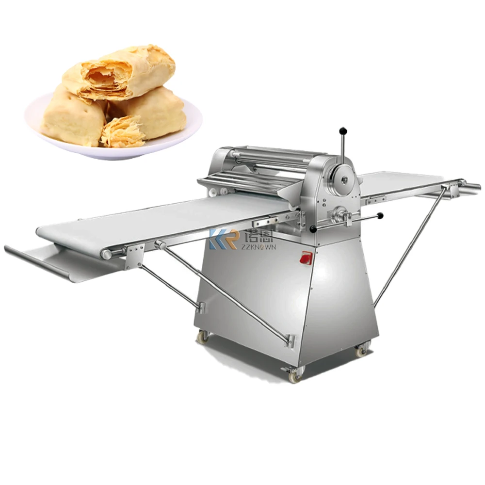 

Dough Pastry Electric Press Machine Puff Pastry Machine Sheet Making Dough Sheeter Danish Pastry Machine For Croissants