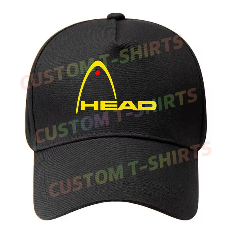 

Black Cap HEAD Ski Equipment Baseball Cap Snapback Caps Casquette Hats Fitted Casual Gorras Hip Hop Dad Hats Unisex