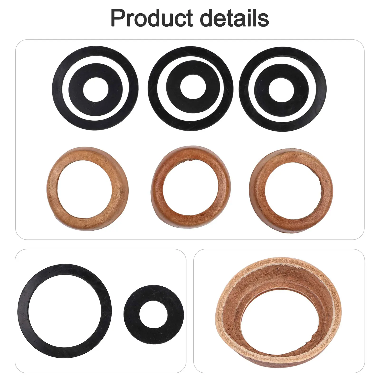Garden Pump  Seal Handle Pump Replacement Parts 75 Leather Garden Pump Hand Pump Well Pump Seal-Ring Hand Pump Accessories