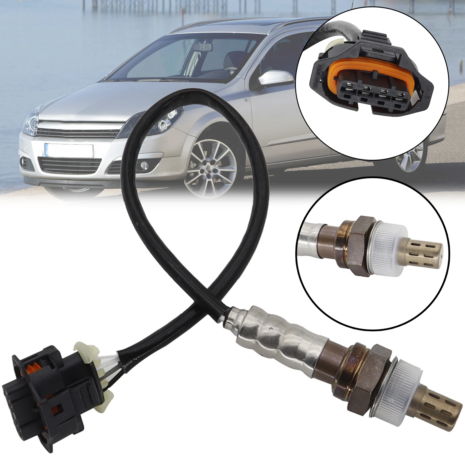 Sensor de oxígeno con sonda Lambda para coche, accesorio de medición de o2 para Opel Astra F G H Corsa Vectra A B Zafira Vauxhall Meriva MK Signum