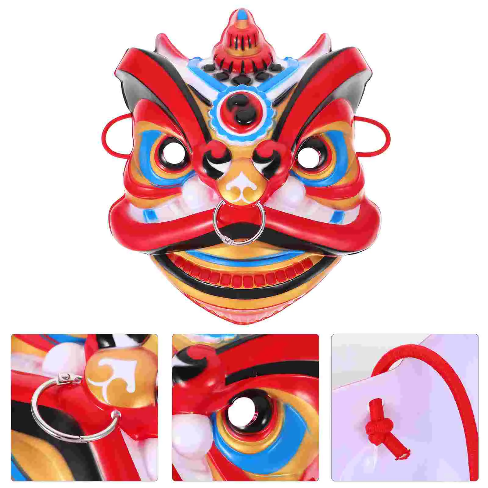 Lion Mask for Halloween Masquerade Oriental Awakening Men's Full Face Manual Performance Stage Annual Meeting The Masks Cosplay