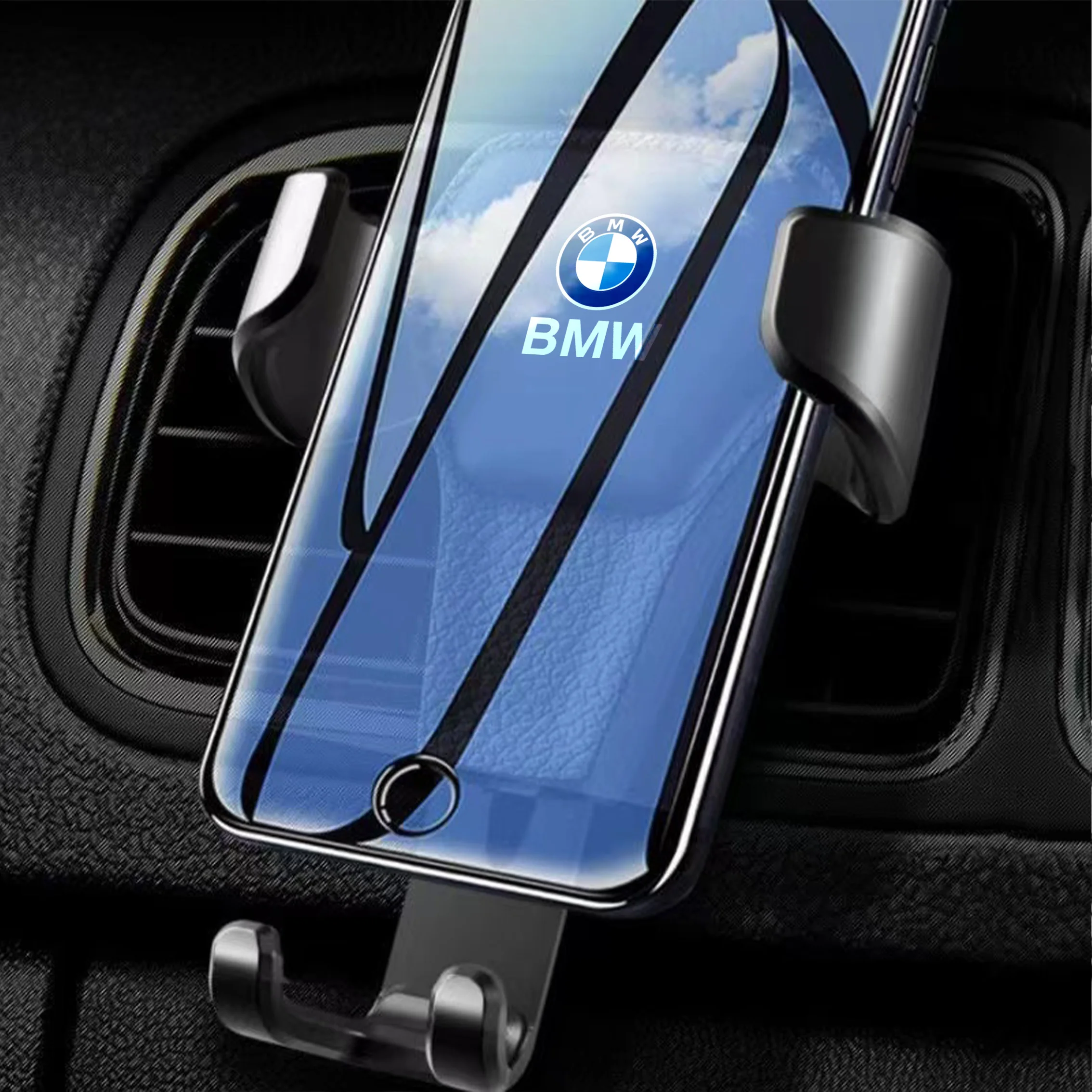 Car Phone Holder Car Air Vent Clip Mount Mobile Cell Stand GPS Support For BMW Performance F25 F26 F15 F16 E90 E91 E92 E60 E84