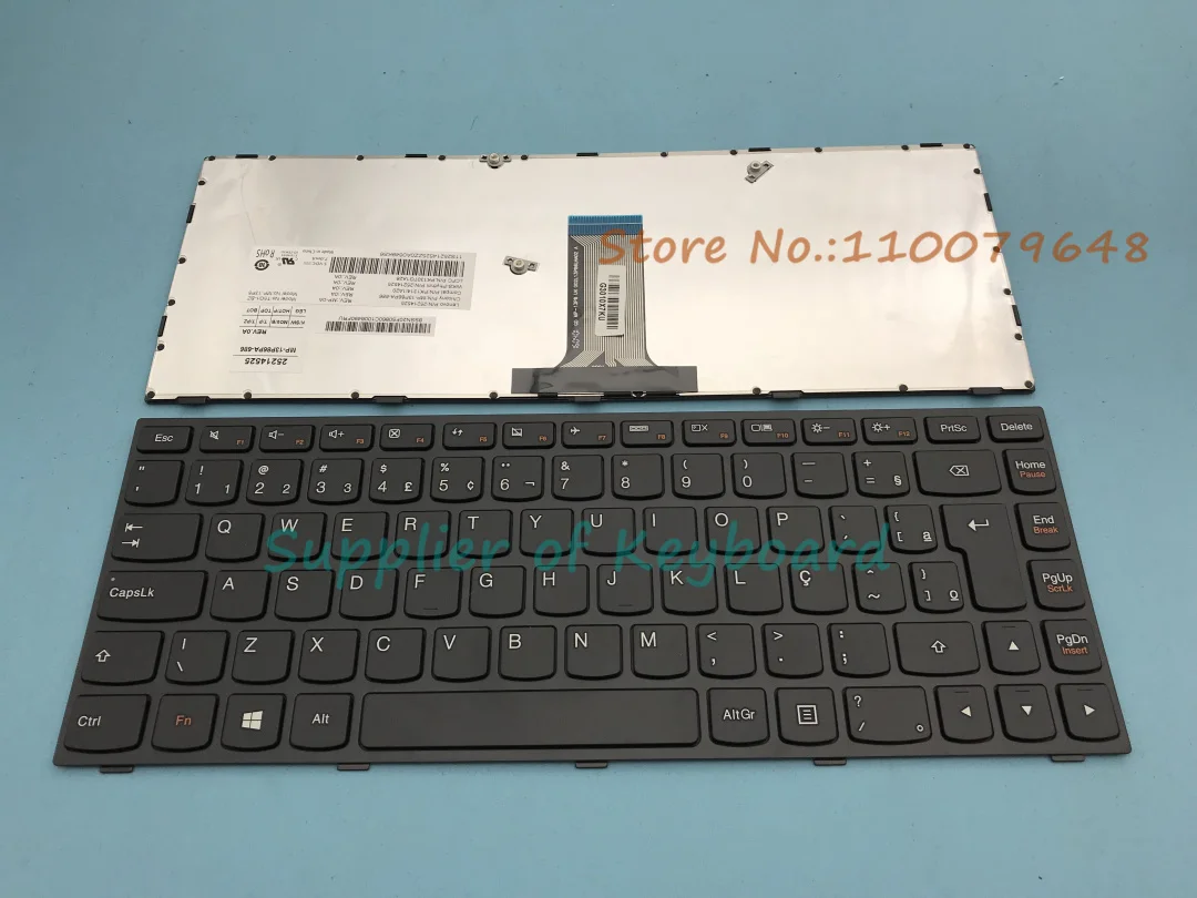Nowa brazylijska portugalska klawiatura do Lenovo G40 g40-30 g40-45 G40-70 G40-75 G40-80 B40-30 B40-45 n40-70 n40-30 G41-35 Flex2-14a