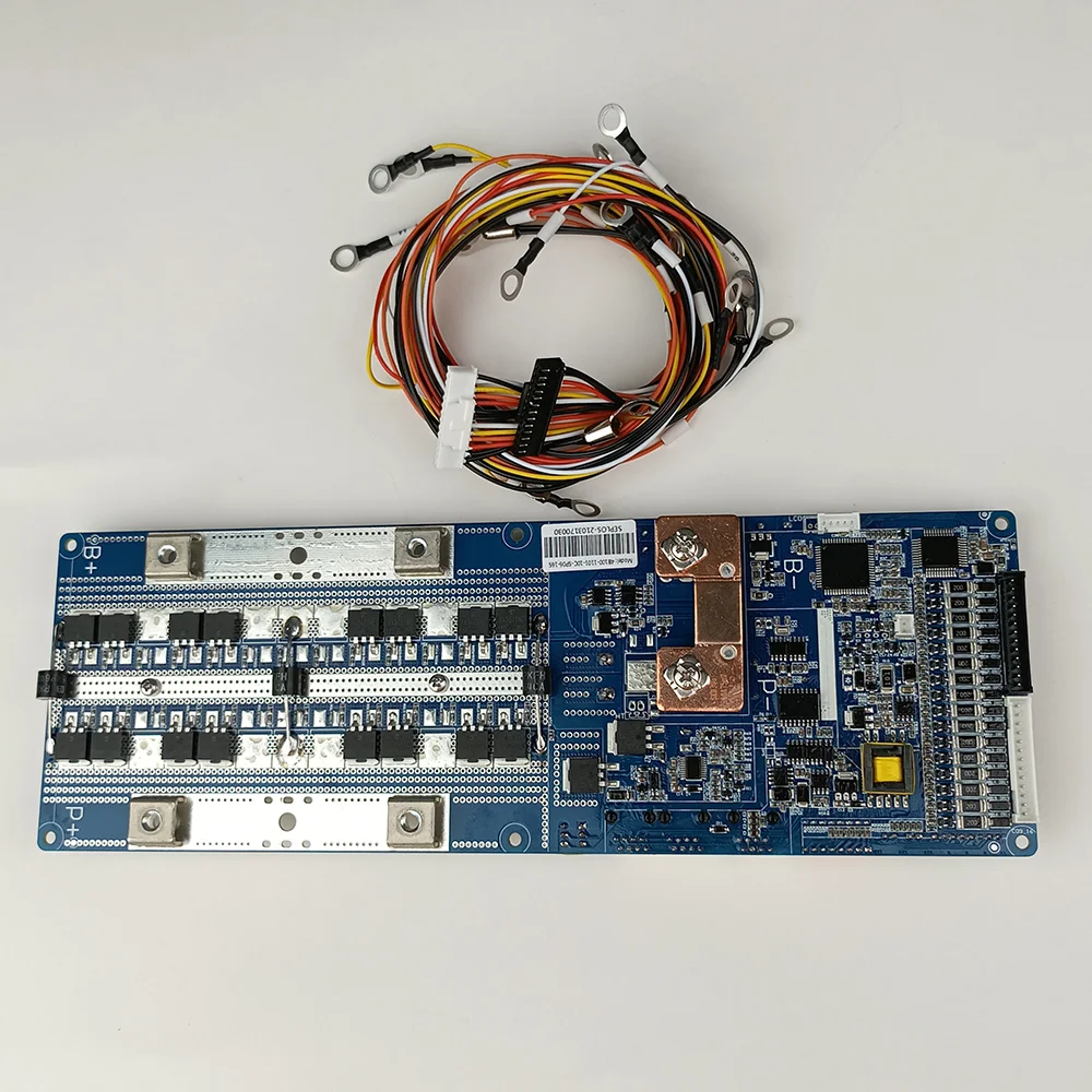 Seplos 8S-16S 150A 48V Lifepo4 lithium battery protection board LFP Cell Balance Integrated Circuits BMS with screen