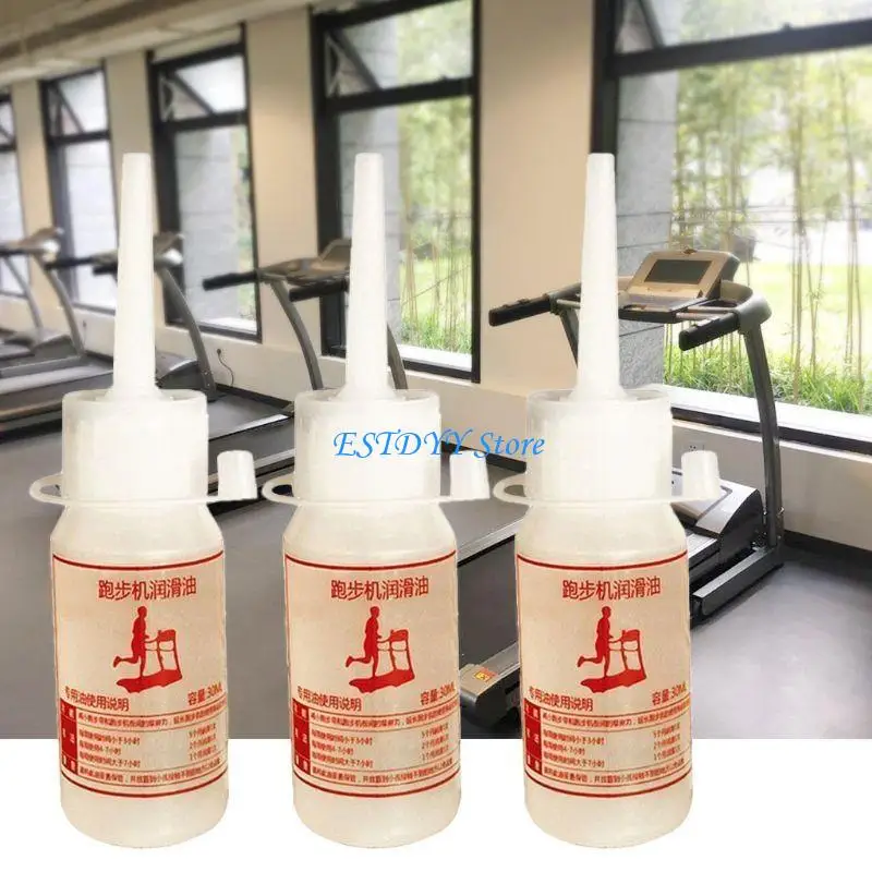 G6DE Maintenance Lubricant Silicone Mat 3pcs Running Machine Gym Silicone Oil Portable Gym Sports Equipment Maintenance Tool