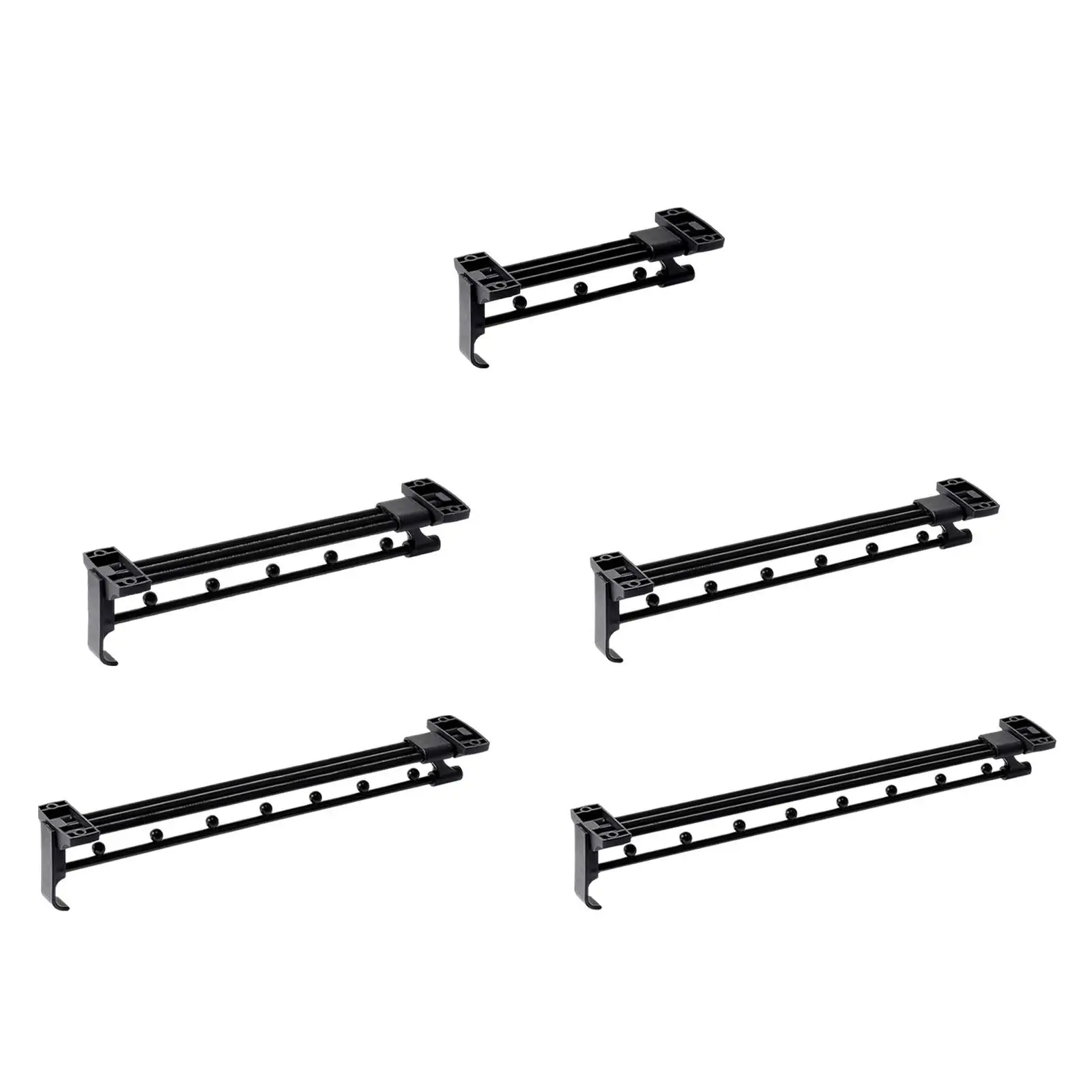 Pull Out Clothes Hanger Rod Telescopic Hanger Rack Bar Retractable Closet Pole Closet Rod for Pants Coat with Mounting Screws