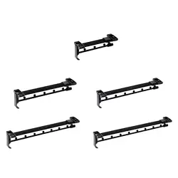 Pull Out Clothes Hanger Rod Telescopic Hanger Rack Bar Retractable Closet Pole Closet Rod for Pants Coat with Mounting Screws