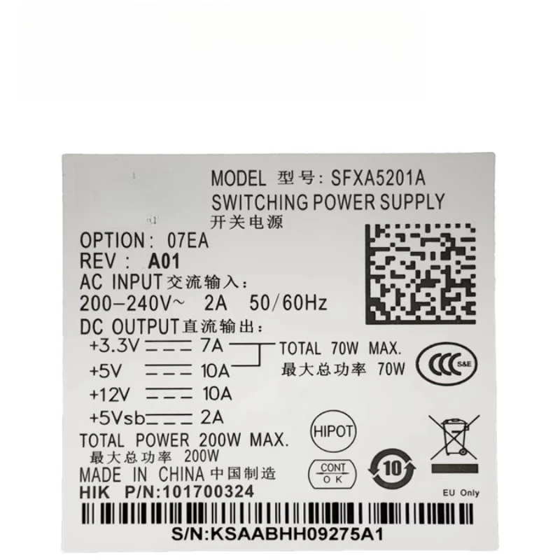 SFXA5061B SFXA5201A SFXA5201C DPS-200PB-176C PSF250MP-60 SFXA4251A DPS-250AB-101B مراقبة التيار الكهربائي ل 8632N 8832N 8664N