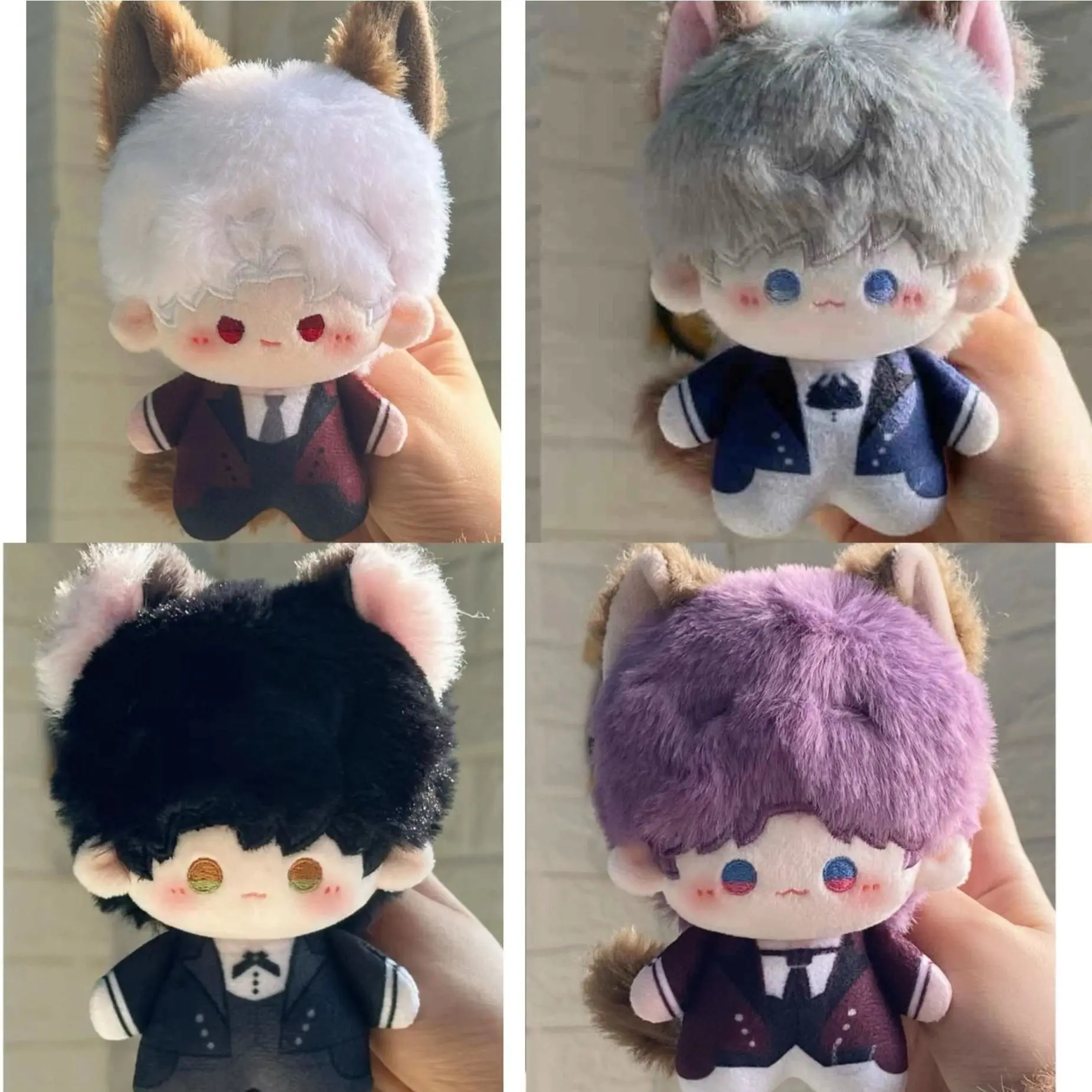 10cm Zayne Love and Deepspaceœ Zayne Rafayel Xavier Cosplay Sylus Cartoon 10CM Pendant Keychain Dango Gifts
