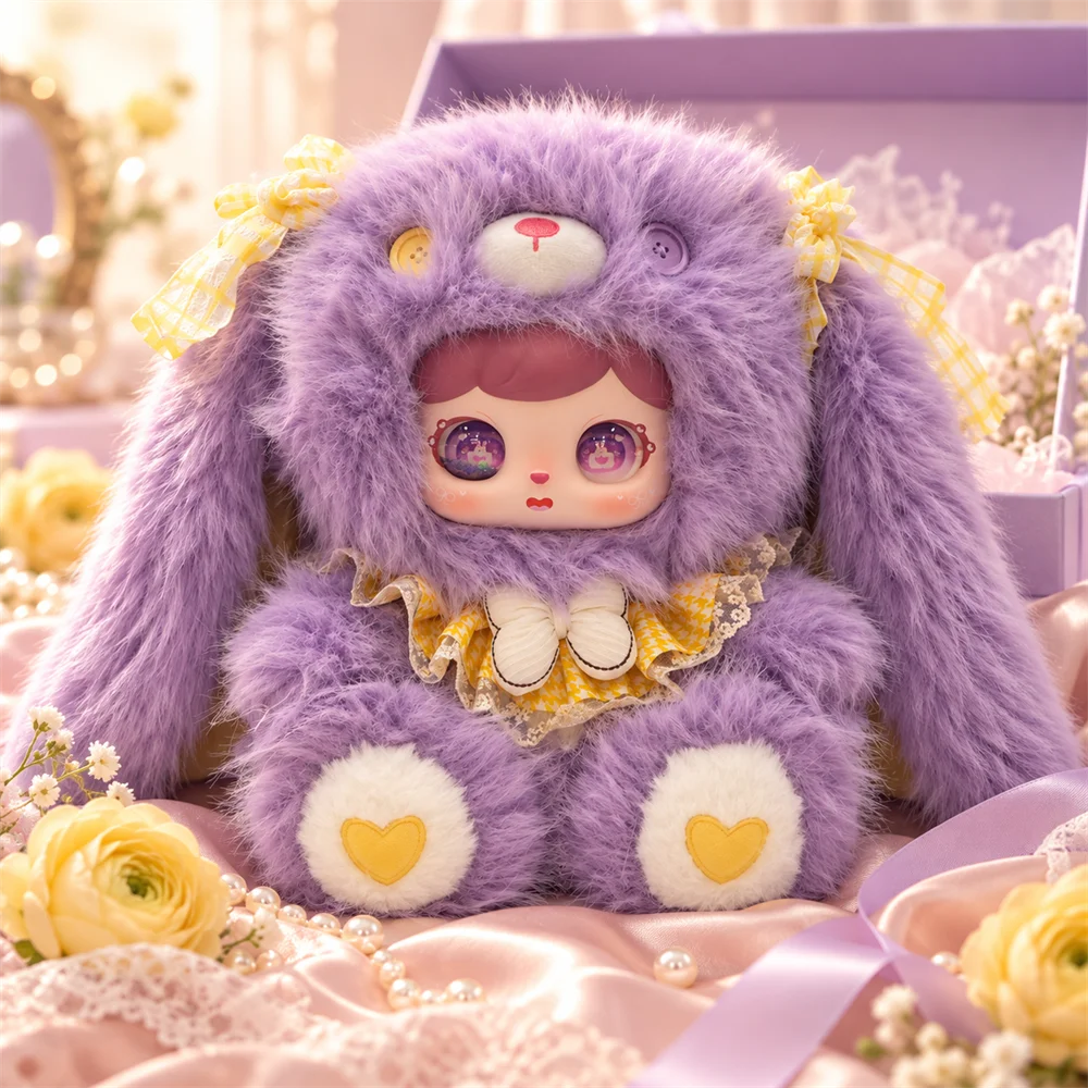 38cm Large Plush Doll Mystery Blind Box With ABS Face Cotton Filling Cute Collectible Toy Room Decor Birthday Gift For Girls