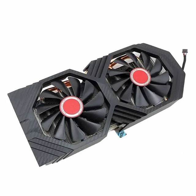 N ew Original RX580 RX590 Video Card Heatsink For XFX Radeon RX 580 590 Replacement Graphics Card GPU Heatsink AliExpress
