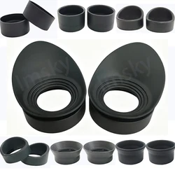 2 PCS 28-36mm Various Soft Rubber Eyepiece Eye Shields Eye Cups Guards Binoculars Microscope  Telescope Night Vision Eye Cups