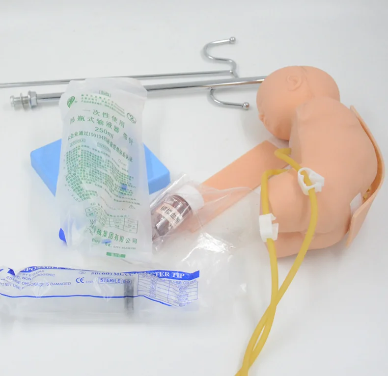 Teaching Model,Baby Lumbar Puncture Model, Teaching Aids for Doctors Nurses Students Practice, 1:1 Simulation Dummy Training