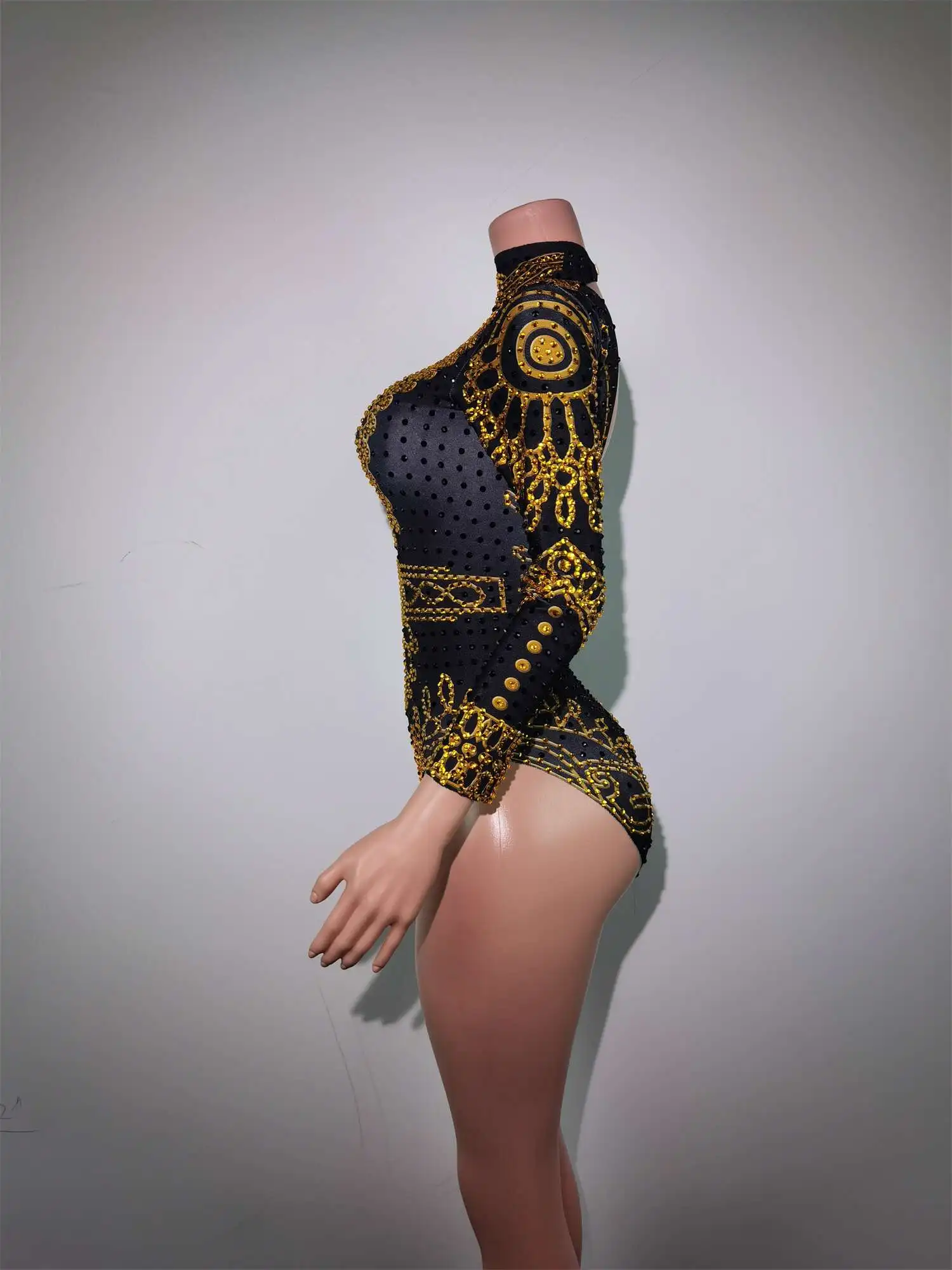 

Сексуальное боди со стразами, одежда для празднования дня рождения, певица, боди для шоу, вечерняя одежда для выпускного вечера, сценическая одежда Napolun