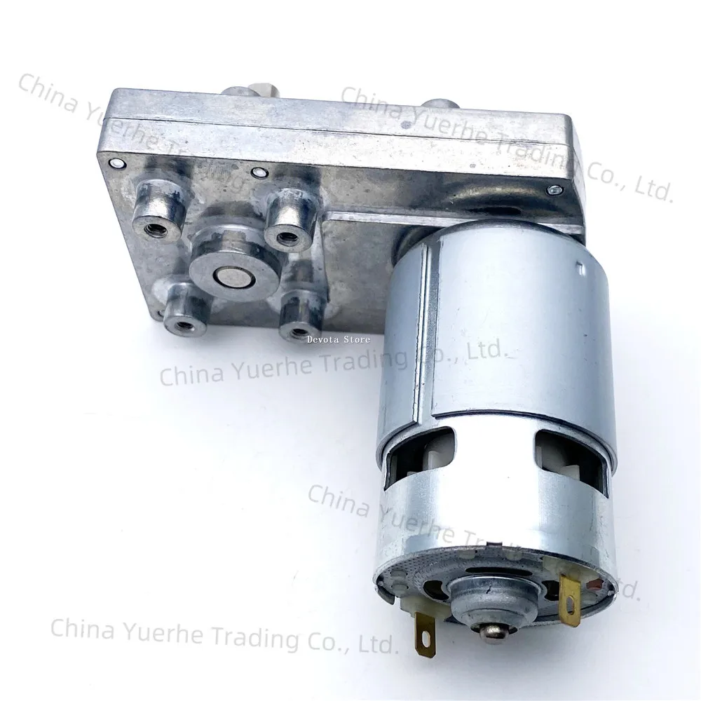 

TT-775, цельнометаллический мотор-редуктор постоянного тока 6 В, 12 В, 24 В, 30 В, крутящий момент DIY, мониторинг, шторный клапан с дистанционным управлением