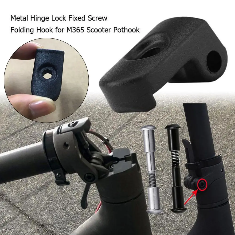 Electric Scooter Hardened Steel Lock Folding Pothook Hook Hinge Repair Parts Fixed Bolt Screws For Xiaomi MIJIA M365