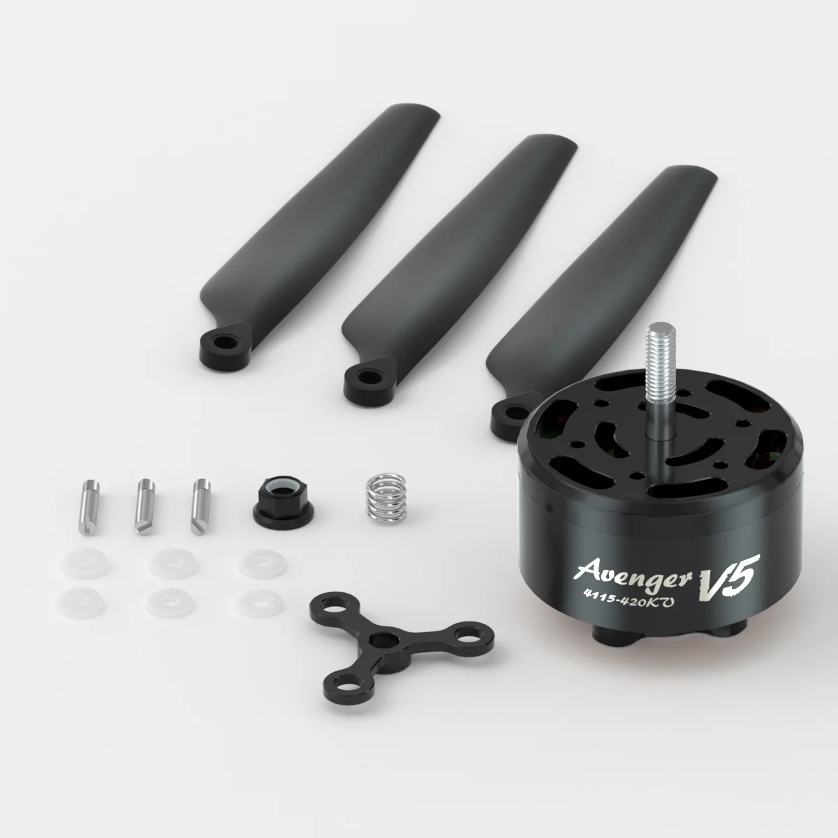 

BrotherHobby Avenger 4115 V5 370 кВ через профессиональный мотор FPV