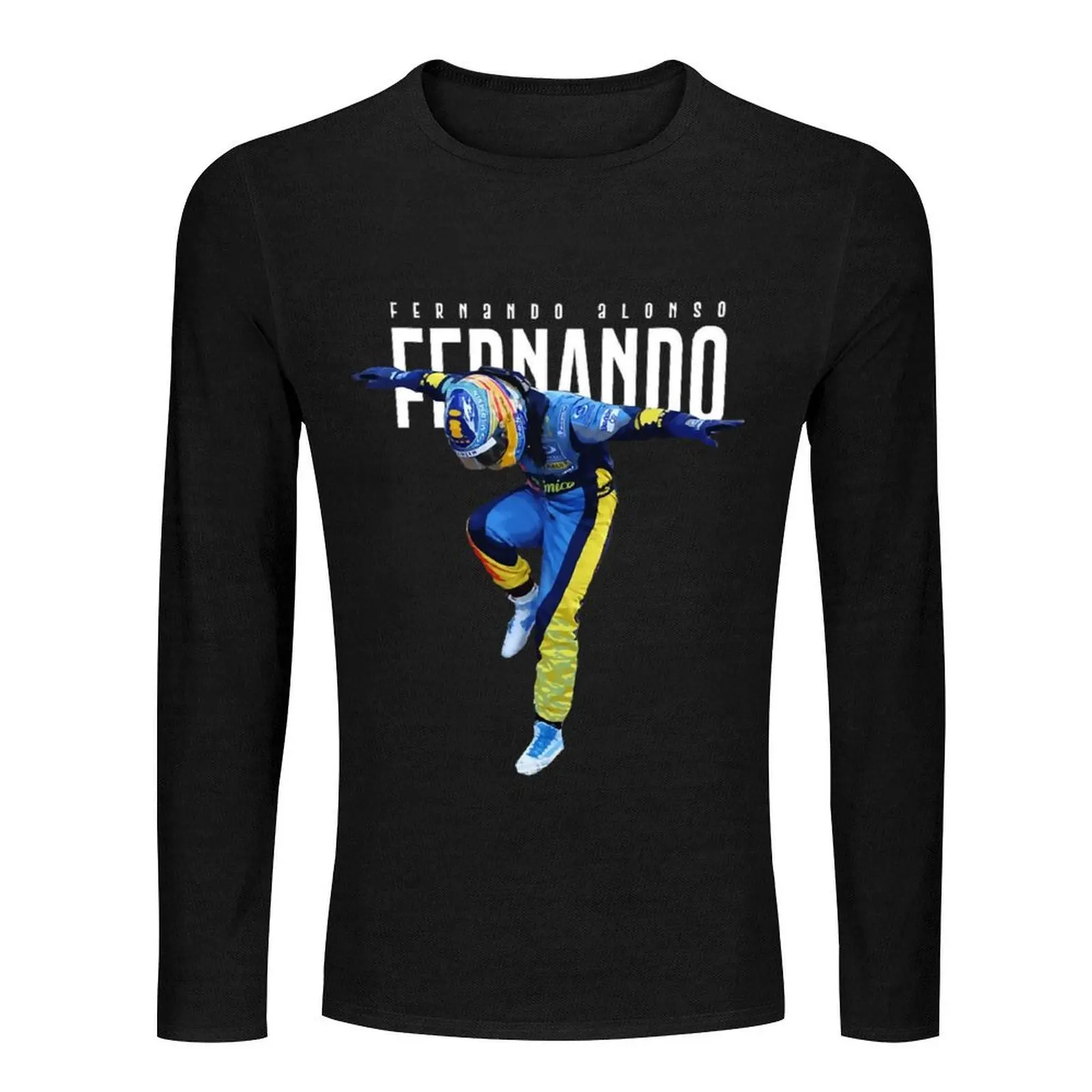 Fernando driver Alonso dance Long T-Shirt sweat shirts Tee shirt tshirts for men