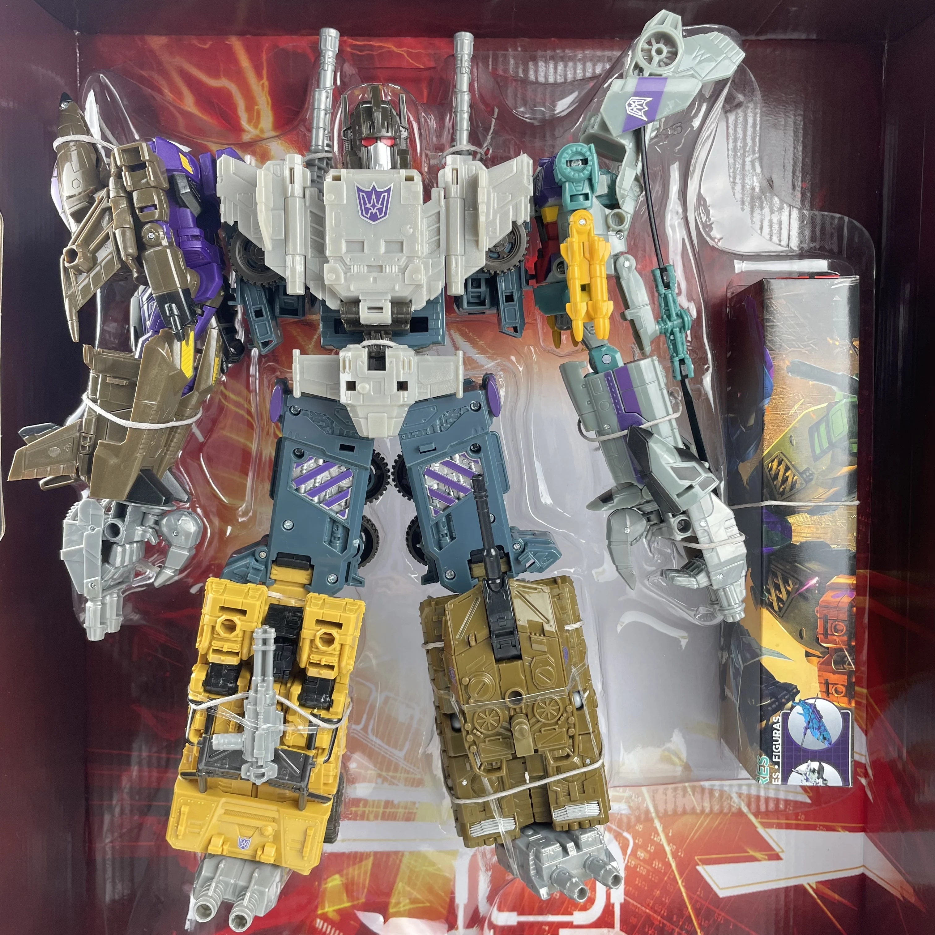 HZX 6 IN 1 33 ซม.Transformation หุ่นยนต์ G1 อะนิเมะ Defensor Devastator Superion Bruticus รุ่น KO เด็กของขวัญ Action Figure