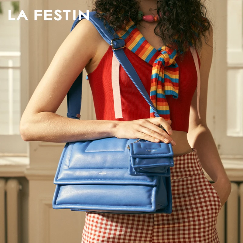 LA FESTIN-Sac fourre-tout de luxe pour femme, grande capacité, sacs à main ChimMessenger, mode féminine, initié, automne, hiver, nouveau, 2023