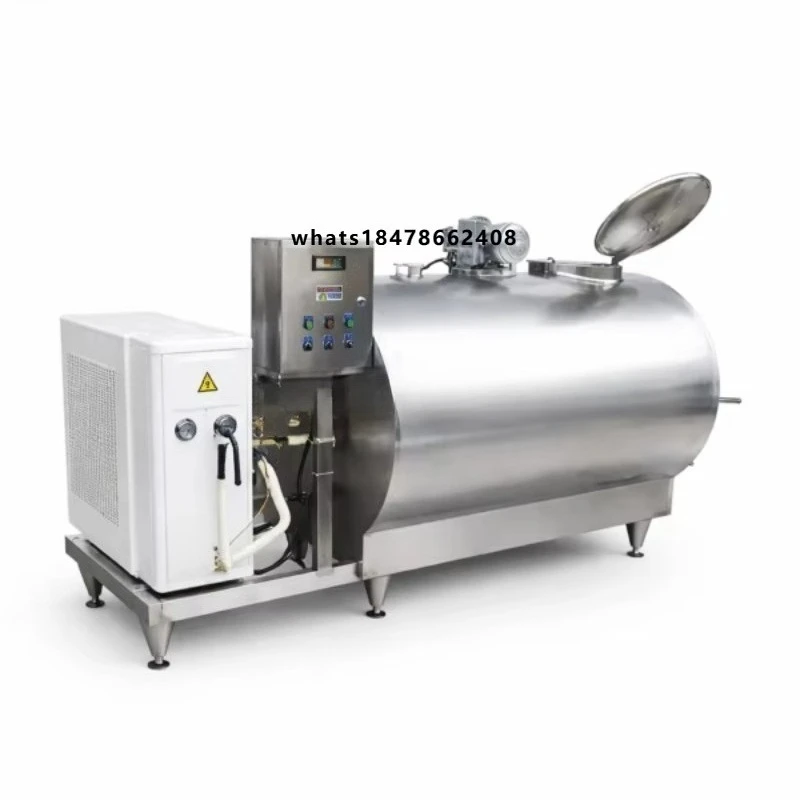 Milk Cooling Tank High Quality Dairy Plant Horizontal Refrigeration System Factory Price Professional Made