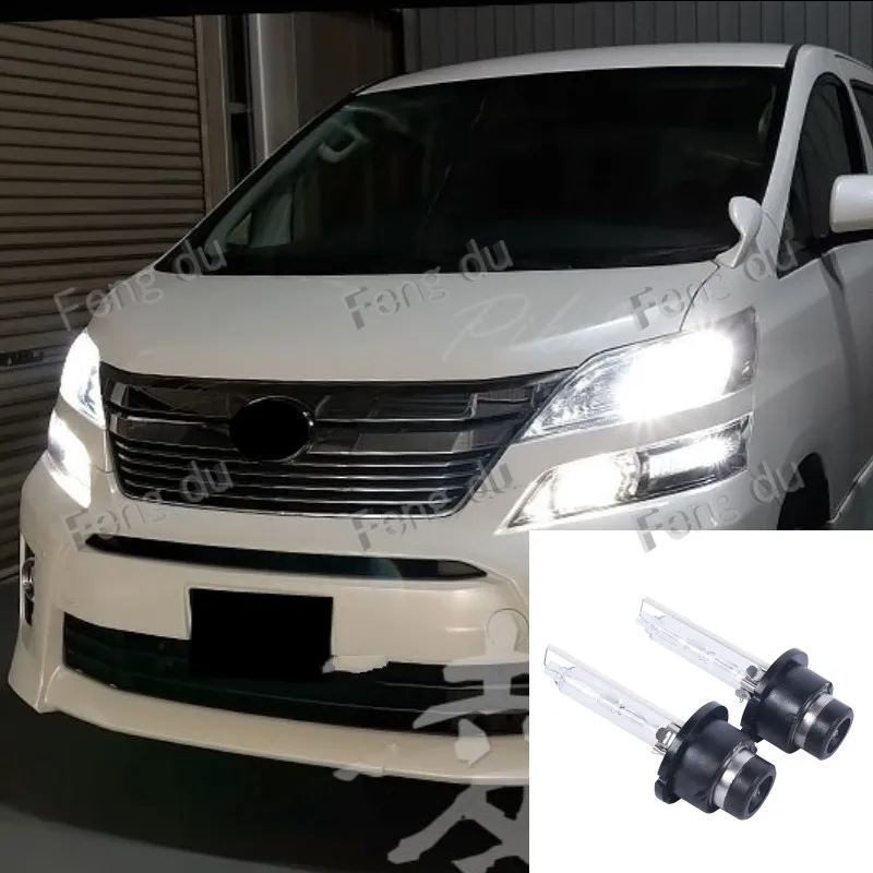 

2pcs For 2002-2017 ALPHARD VELLFIRE 10 20 30 series d2R D4S 6000K 8000K HID Xenon Bulb car Headlight Light lamp Low Beam Refit