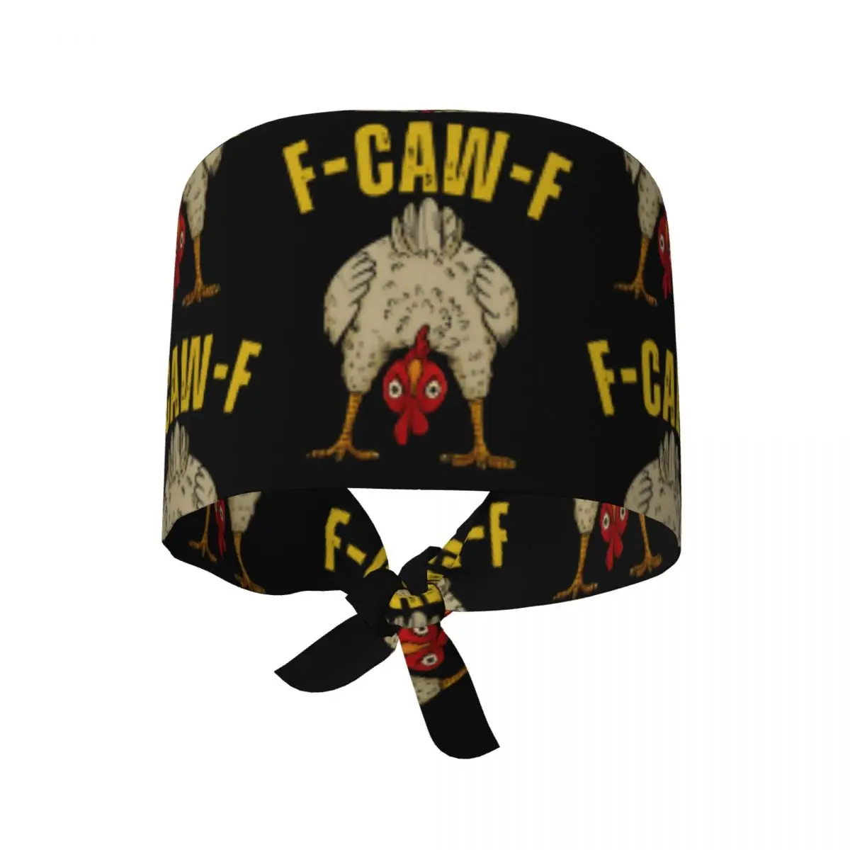 작업용 스크럽 모자 F 카우 F 치킨 간호사 모자 남녀 스타일리시 의료용 모자 부드럽고 편안한 밴드 타이백 작업용 캡