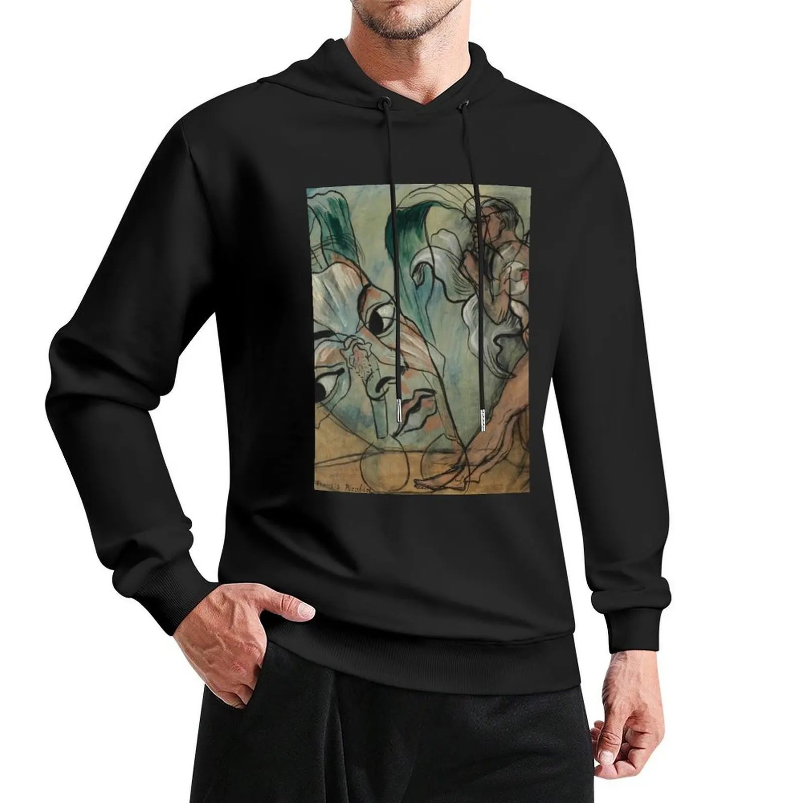 

Francis Picabia Index Pullover Hoodie men's coat hoody