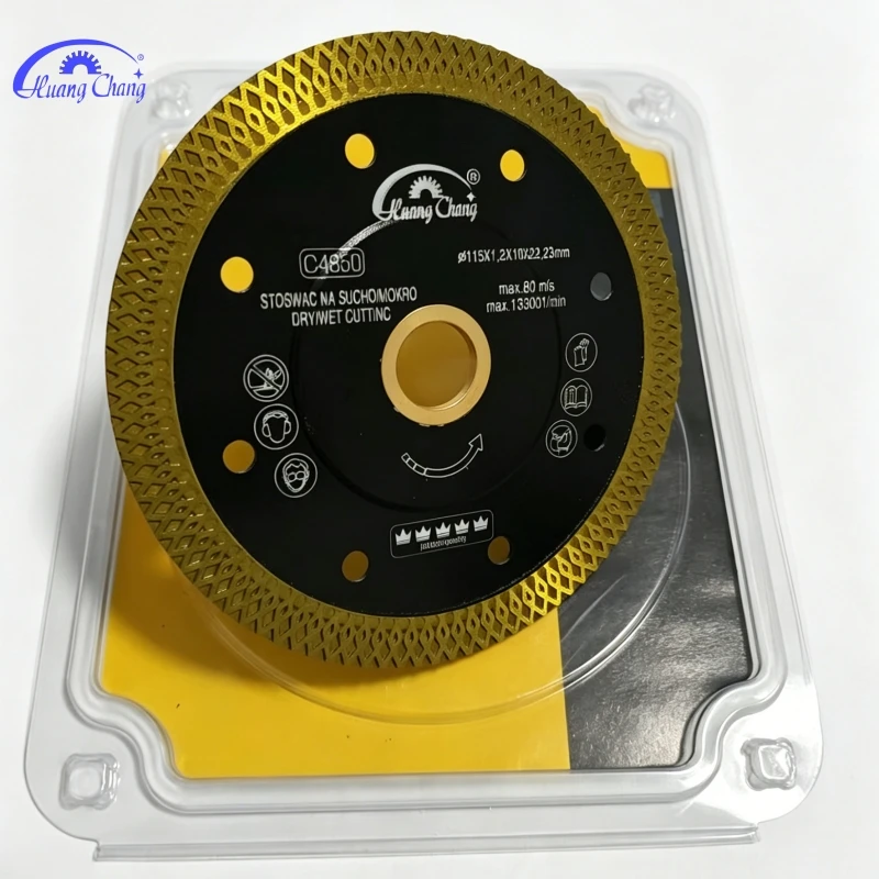 HuangChang 2pcs 115/125mm Super Thin Diamond Saw Blade Sharp Diamond Cutting Disc for Tile Ceramic Masonry Quartz Cutting Blade