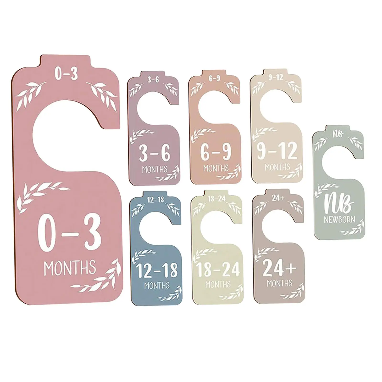 8Pcs Baby Closet Size Dividers for Babies Your Little Baby Girls or Boy Room